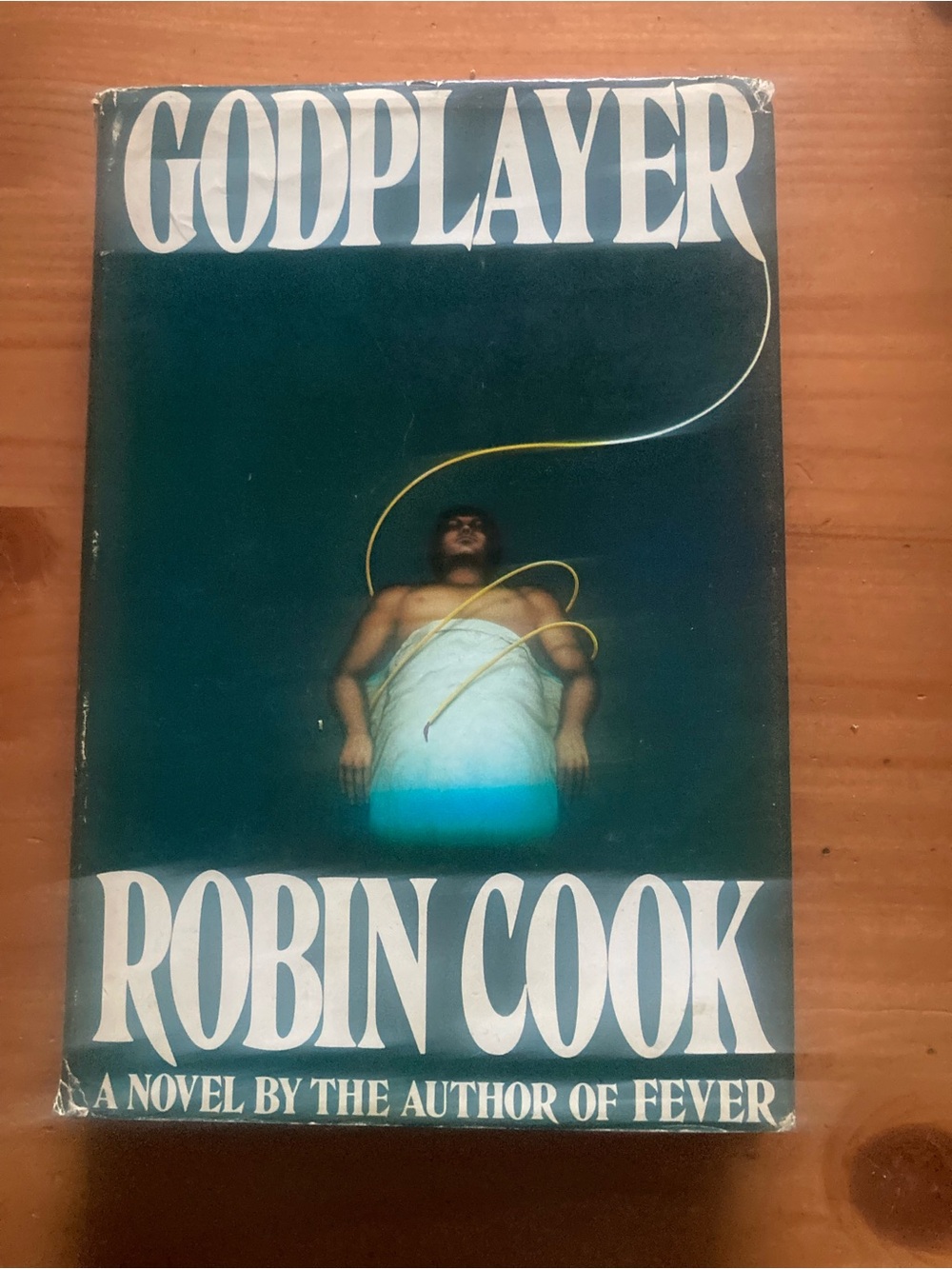 Godplayer by Robin Cook - Dark Teal Cover
